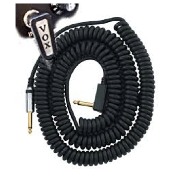 VOX VCC90-BK Vintage Coiled Instrument Cable 29.5 ft - Black