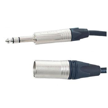 BRTB XTRSM-M-10 XCalibur Series TRS 1/4" Male to XLR Male Balanced Cable - 10 ft