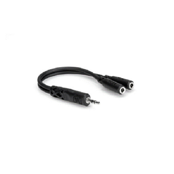 Hosa YMM-232 1/8" Trs (m) - 1/8" Trs (f) 'Y' Cable