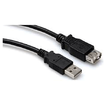 Hosa USB-205AF Usb 2.0 (m) - (f) Extension - 5ft.