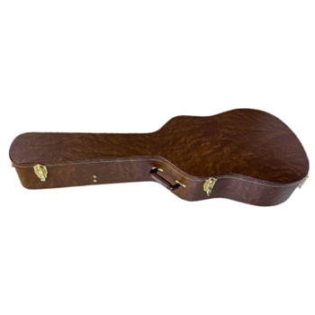 Boblen HSJ-BR Dreadnought Acoustic Guitar Hardshell Case - Brown