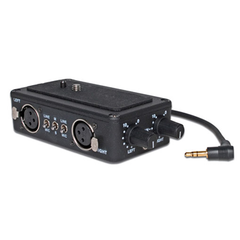 Beachtek DXA-4-U (USED) Microphone Adapter 2 Balanced XLR Audio Devices for Video Camera