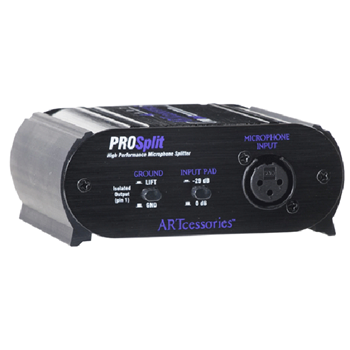 ART PROSPLIT Deluxe Two Way Mic Splitter