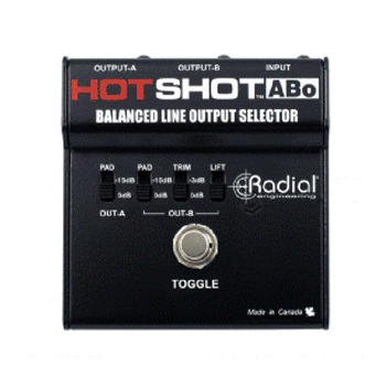 Radial R800 1509 00 Hotshot Abo Balanced Mic & Line Switcher