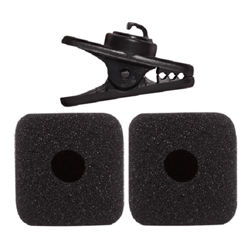 Shure RK377 Windscreens (2) & Tie Clip