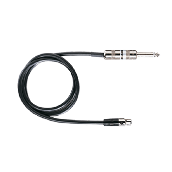 WA302 Cable For Shure Wireless Bodypacks 1/4" TS to  4pin Mini TA4F