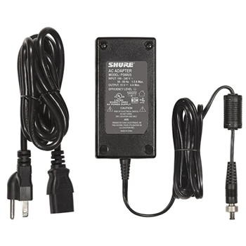 Shure PS60US 15vdc 4 Amp Power Supply, Postive Tip- Screw Locking