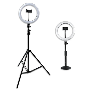 Gator GFW-RINGLIGHTSET Set Of Two Stands, Ring Lights & Phone Holders