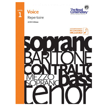 The Royal Conservatory V5R01 Voice Repertoire 1