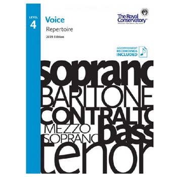 The Royal Conservatory V5R04 Voice Repertoire 4