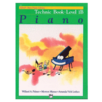 2464 Alfred's Basic Piano Course Technic 1B