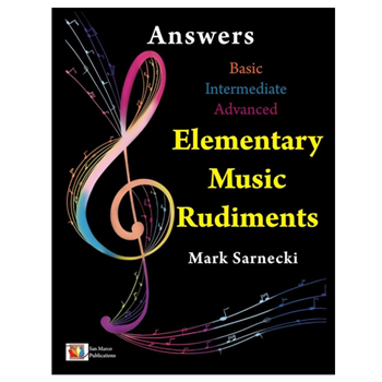 The Royal Conservatory 6MEMRBIA Elementary Music Rudiments Basic Inter Adv Answer Book