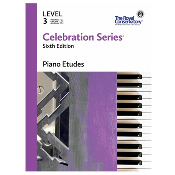 The Royal Conservatory C6E03 Celebration Series Piano Etudes 3 6th Ed.