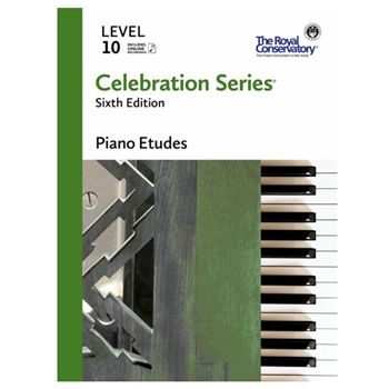 The Royal Conservatory C6E10 Celebration Series Piano Etudes 10 6th Ed.