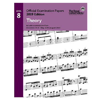 The Royal Conservatory EX1904 2019 RCM Theory 8 Exam Papers