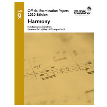 The Royal Conservatory EX2105 2021 RCM Exam Papers Harmony 9