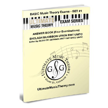 Glory St. Germain GP-EBS1A Umt Basic Music Theory Exams Set 1 Answer Book