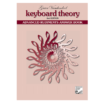 The Royal Conservatory TVT03A Keyboard Theory Advanced Rudiments Answer Book - Vandendool