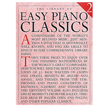 Hal Leonard 14019033 Easy Piano Classics 2 The Library of