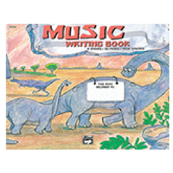 200 Alfred's Basic Music Writing Book 6 Stave 24 Pages Wide