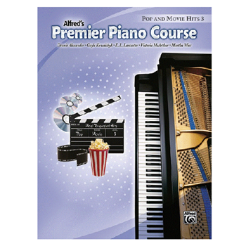 Alfred 36431 Premier Piano Course Pop And Movie Hits 3