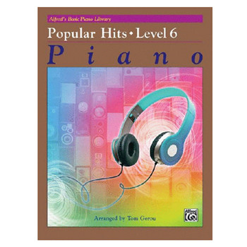 48260 Alfred's Basic Piano Library Popular Hits 6