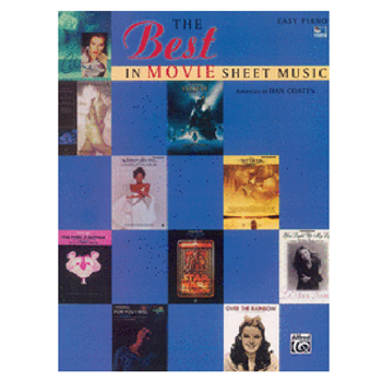 Alfred AF9760A The Best in Movie Sheet Music - Coates - Easy Piano