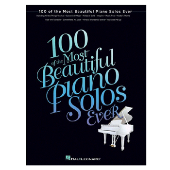 Hal Leonard HL102787 100 of the Most Beautiful Piano Solos Ever