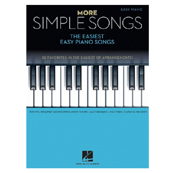 Hal Leonard HL172308 More Simple Songs the Easiest Easy Piano Songs - EP
