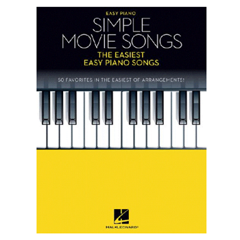 Hal Leonard HL295065 Simple Movie Songs the Easiest Easy Piano Songs - EP