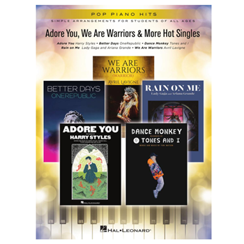 Hal Leonard HL354424 Adore You, We Are Warriors & More Hot Singles
