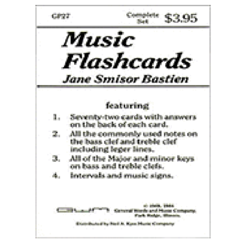 Neil A. Kjos Music Co GP27 Bastien Music Flashcards