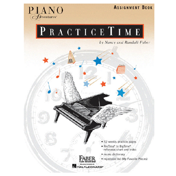 Hal Leonard HL420217 Piano Adventures Practicetime Assignment Book