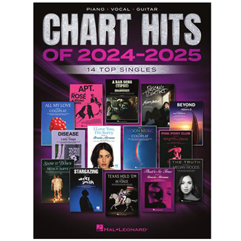 Hal Leonard 1828192 Chart Hits 2024--2025 - PVG