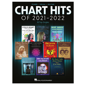 Hal Leonard HL418041 Chart Hits of 2021-2022 - PVG