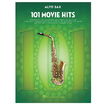 Hal Leonard HL158089 101 Movie Hits - Alto Sax