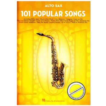 Hal Leonard HL224724 101 Popular Songs Alto Sax