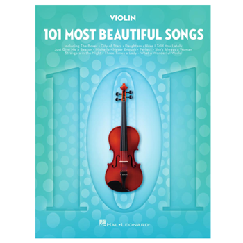 Hal Leonard HL291047 101 Most Beautiful Songs - Violin