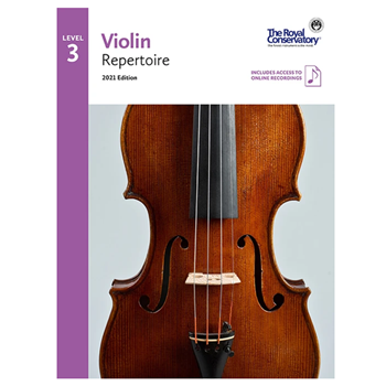 The Royal Conservatory VLR03 Violin Repertoire 3 2021 Edition