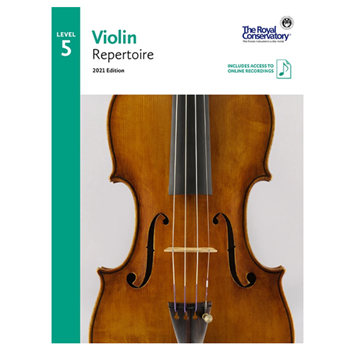 The Royal Conservatory VLR05 Violin Repertoire 5 2021 Edition