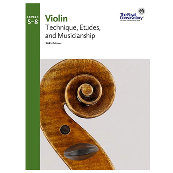 The Royal Conservatory VLT03 Violin Technique, Etudes, And Musicianship 5-8 2021 Ed