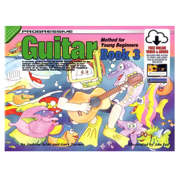 Koala Music CP18324 Progressive Guitar Method For Yng Beginners 3 W/AA