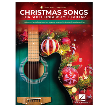 Hal Leonard HL1261904 Christmas Songs For Solo Fingerstyle Guitar