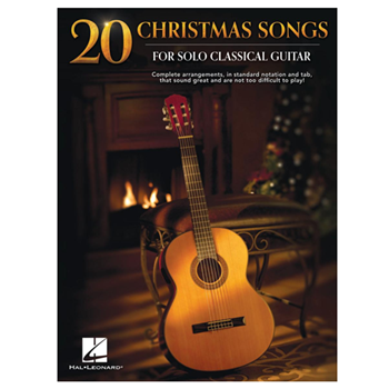 Hal Leonard HL1466773 20 Christmas Songs For Solo Classical Guitar
