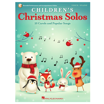 Hal Leonard HL368624 Children'S Christmas Solos 25 Carols And Popular Songs Voice