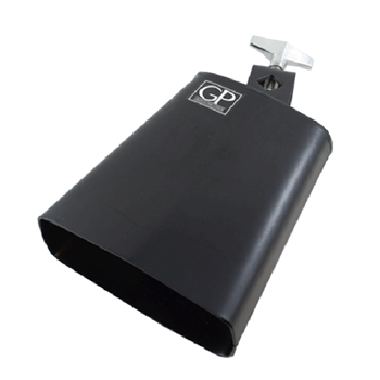 Granite Percussion GP-COWBELL6 All Metal Cowbell 6" - Black