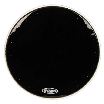 Evans BD20RA 20" Eq1 Resonant Head W/dry-Vents, Black