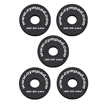 Cympad CP-OS15 5 Optimizer Cymbal Washer 40x15mm - 5 Pack Black