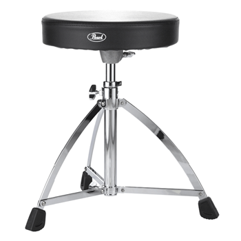 Pearl D-730S Drum Throne Round Cushion Single Braced Legs