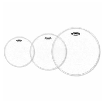 Evans ETP-G2CLR-R Tom Pack G2 Clear-Rock 10+12+16